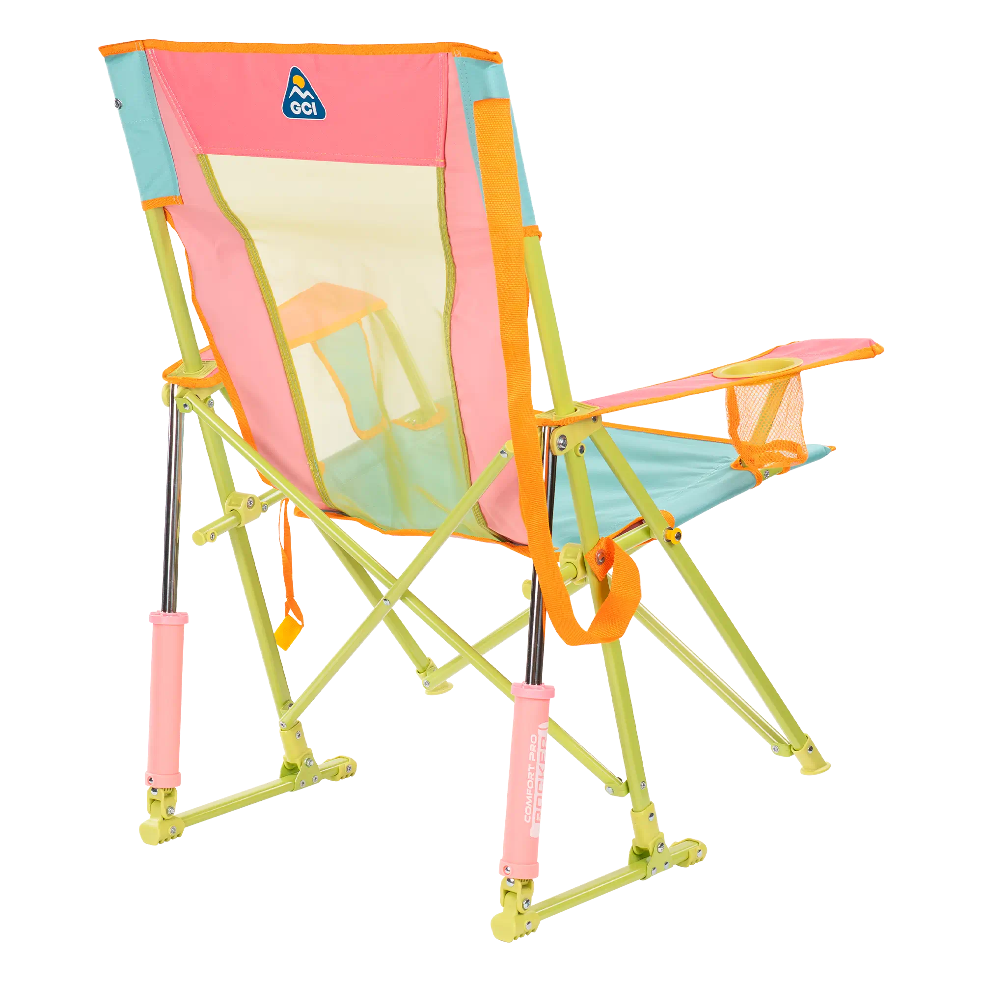Patented Spring-Action Comfort Pro Rocker - Choice 375 - RoadTrip Rocker Smooth Motion Camp Chair Detail