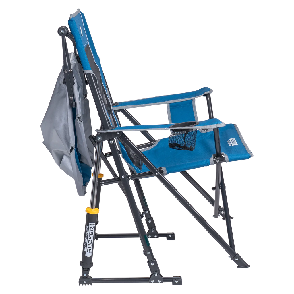 Luxury Camp SunShade Rocker - Choice 550 - RoadTrip Rocker Smooth Motion Camp Chair Detail