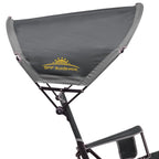 Luxury Camp SunShade Rocker - Choice 550 - RoadTrip Rocker Smooth Motion Camp Chair Detail