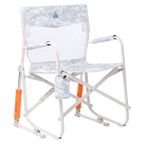 Patented Spring-Action Freestyle Rocker Elite - Choice 460 - RoadTrip Rocker Smooth Motion Camp Chair - Snow Camo