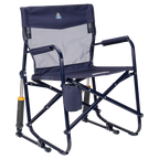 Patented Spring-Action Freestyle Rocker Elite - Choice 460 - RoadTrip Rocker Smooth Motion Camp Chair - Rich Blue