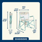 Patented Spring-Action Freestyle Rocker Elite - Choice 460 - RoadTrip Rocker Smooth Motion Camp Chair Detail