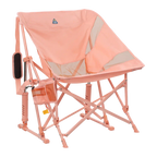 Heavy-Duty Freestyle Pod Rocker Elite - Choice 832 - Patented Spring-Action Rocking Chair for Camping - Soft Pink