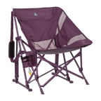 Heavy-Duty Freestyle Pod Rocker Elite - Choice 832 - Patented Spring-Action Rocking Chair for Camping - Pastel Amethyst