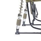 Premium All-Weather Adjustable Rocker - Choice 573 - Heavy-Duty Kickback Rocker with Beverage Holder Detail