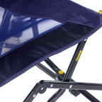 Premium All-Weather Adjustable Rocker - Choice 573 - Heavy-Duty Kickback Rocker with Beverage Holder Detail