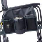 Premium All-Weather Adjustable Rocker - Choice 573 - Heavy-Duty Kickback Rocker with Beverage Holder Detail