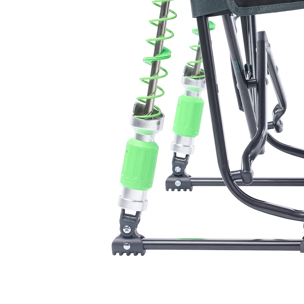 Premium All-Weather Adjustable Rocker - Choice 573 - Heavy-Duty Kickback Rocker with Beverage Holder Detail