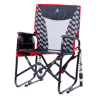 Premium All-Weather Adjustable Rocker - Choice 573 - Heavy-Duty Kickback Rocker with Beverage Holder Detail