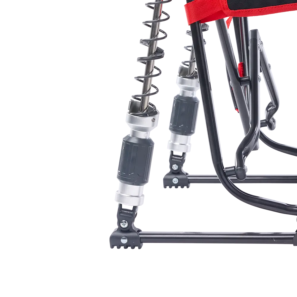 Premium All-Weather Adjustable Rocker - Choice 573 - Heavy-Duty Kickback Rocker with Beverage Holder Detail