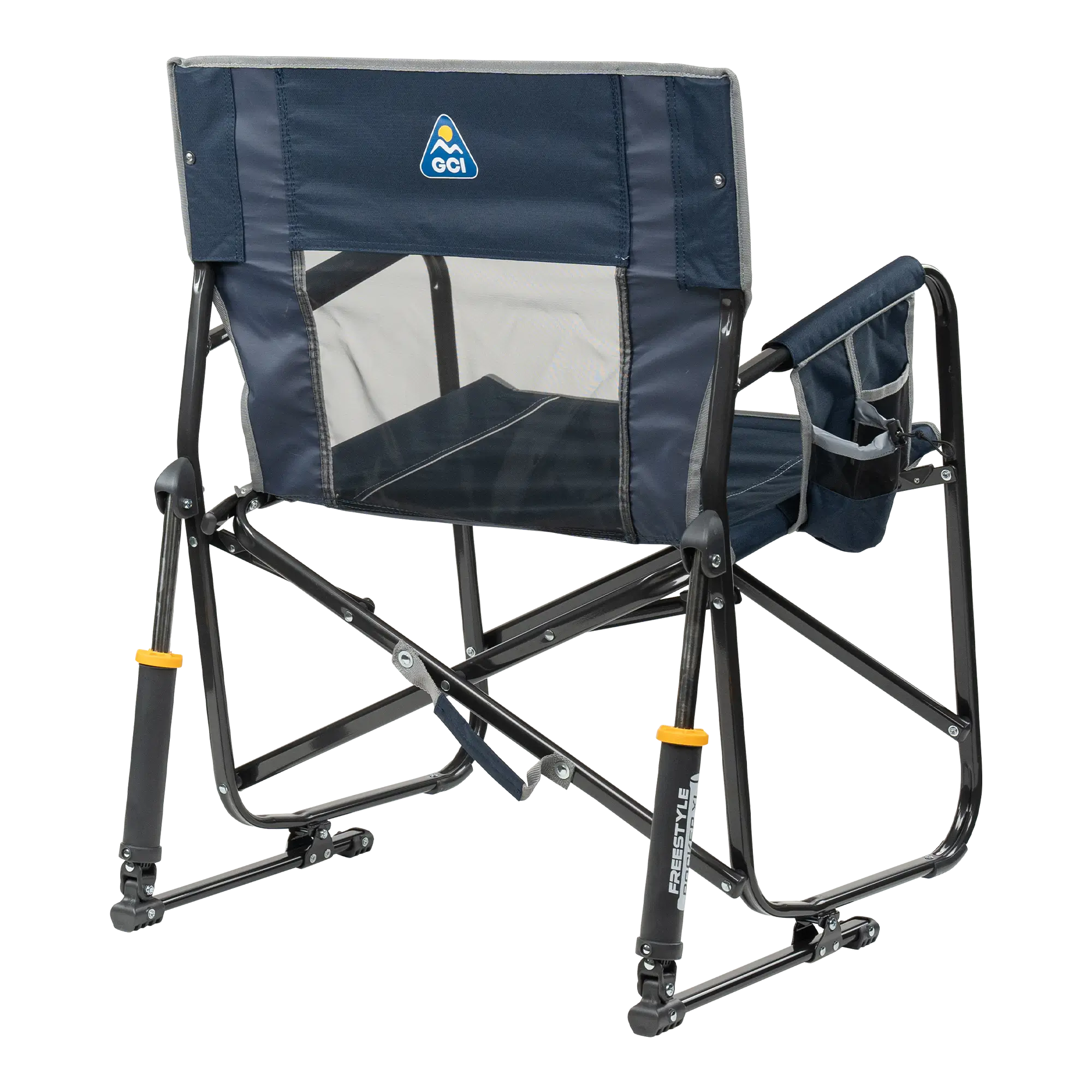 Smooth Motion Freestyle Rocker XL - Choice 552 - Heavy-Duty Kickback Rocker with Beverage Holder Detail