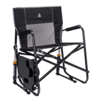 Patented Spring-Action Freestyle Rocker XL with Side Table - Choice 836 - Freestyle Rocker Portable Outdoor Folding Chair Detail