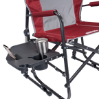 Patented Spring-Action Freestyle Rocker XL with Side Table - Choice 836 - Freestyle Rocker Portable Outdoor Folding Chair Detail