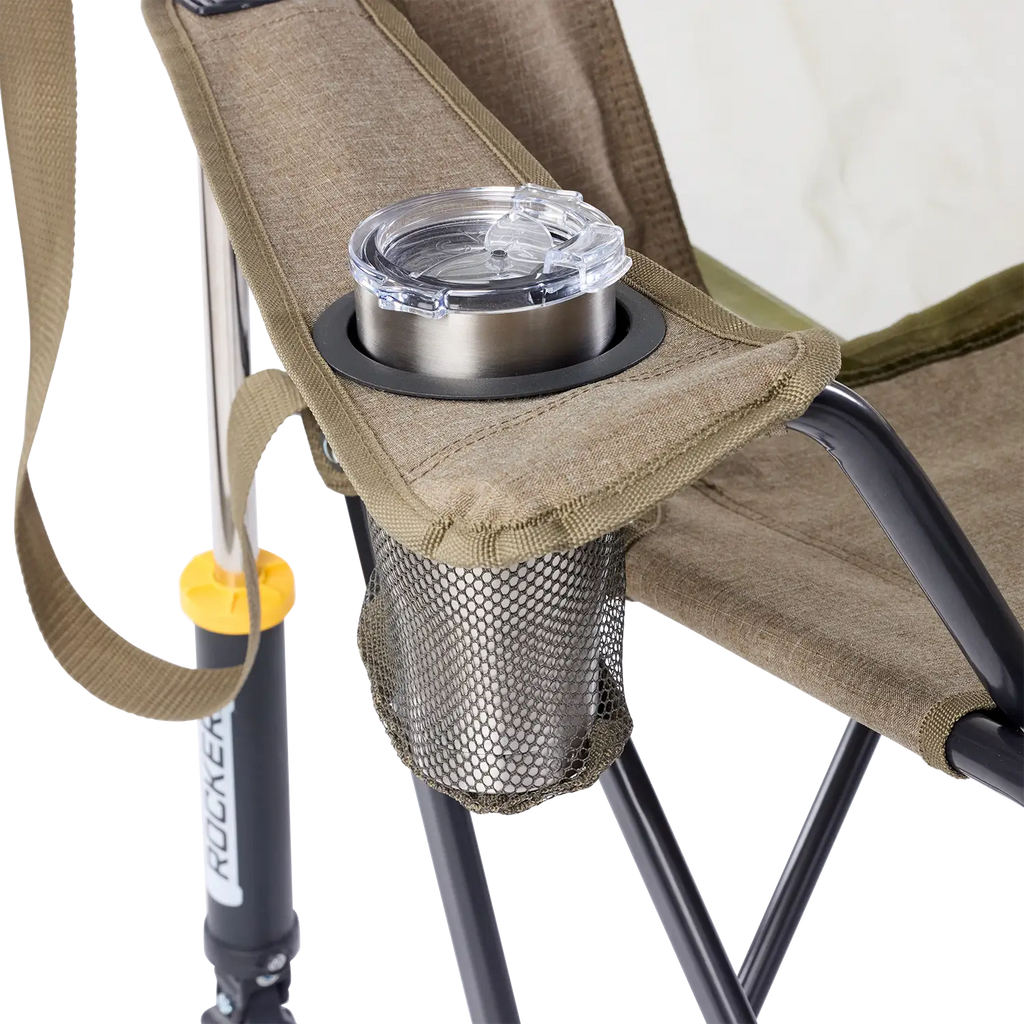 Heavy-Duty Freestyle Comfort Pro Rocker XL - Choice 107 - Patented Spring-Action Rocking Chair for Camping Detail