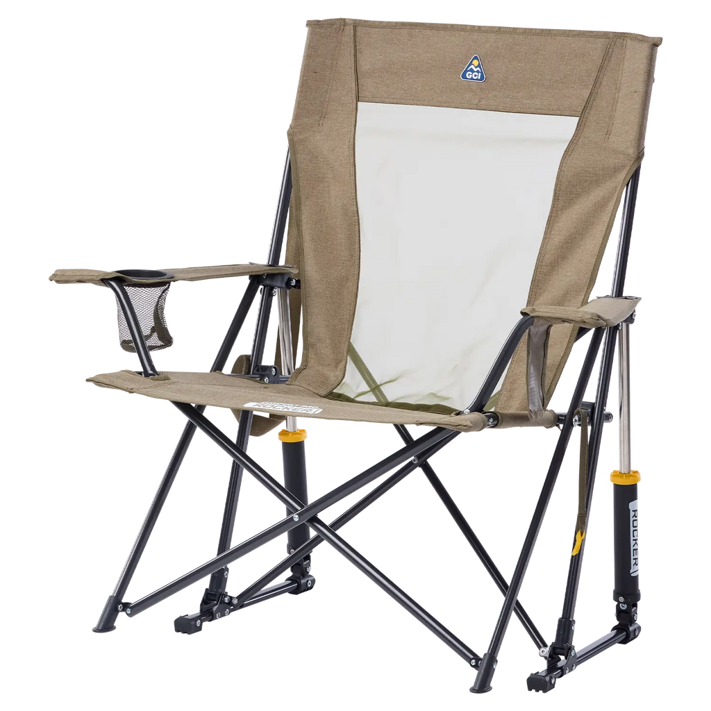 Heavy-Duty Freestyle Comfort Pro Rocker XL - Choice 107 - Patented Spring-Action Rocking Chair for Camping Detail