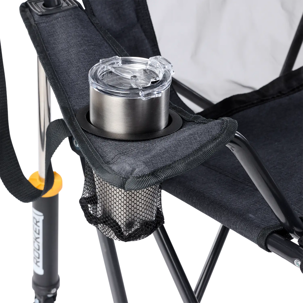 Heavy-Duty Freestyle Comfort Pro Rocker XL - Choice 107 - Patented Spring-Action Rocking Chair for Camping Detail