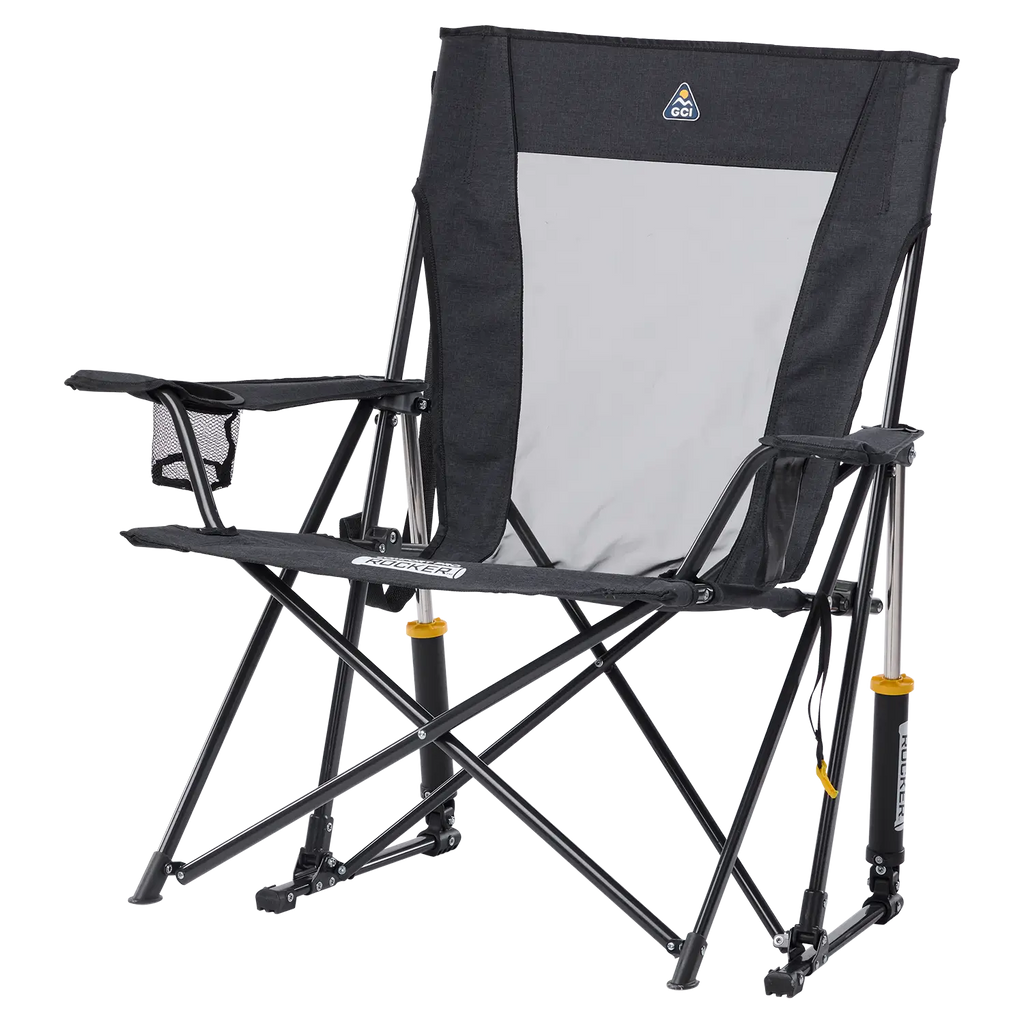 Heavy-Duty Freestyle Comfort Pro Rocker XL - Choice 107 - Patented Spring-Action Rocking Chair for Camping Detail