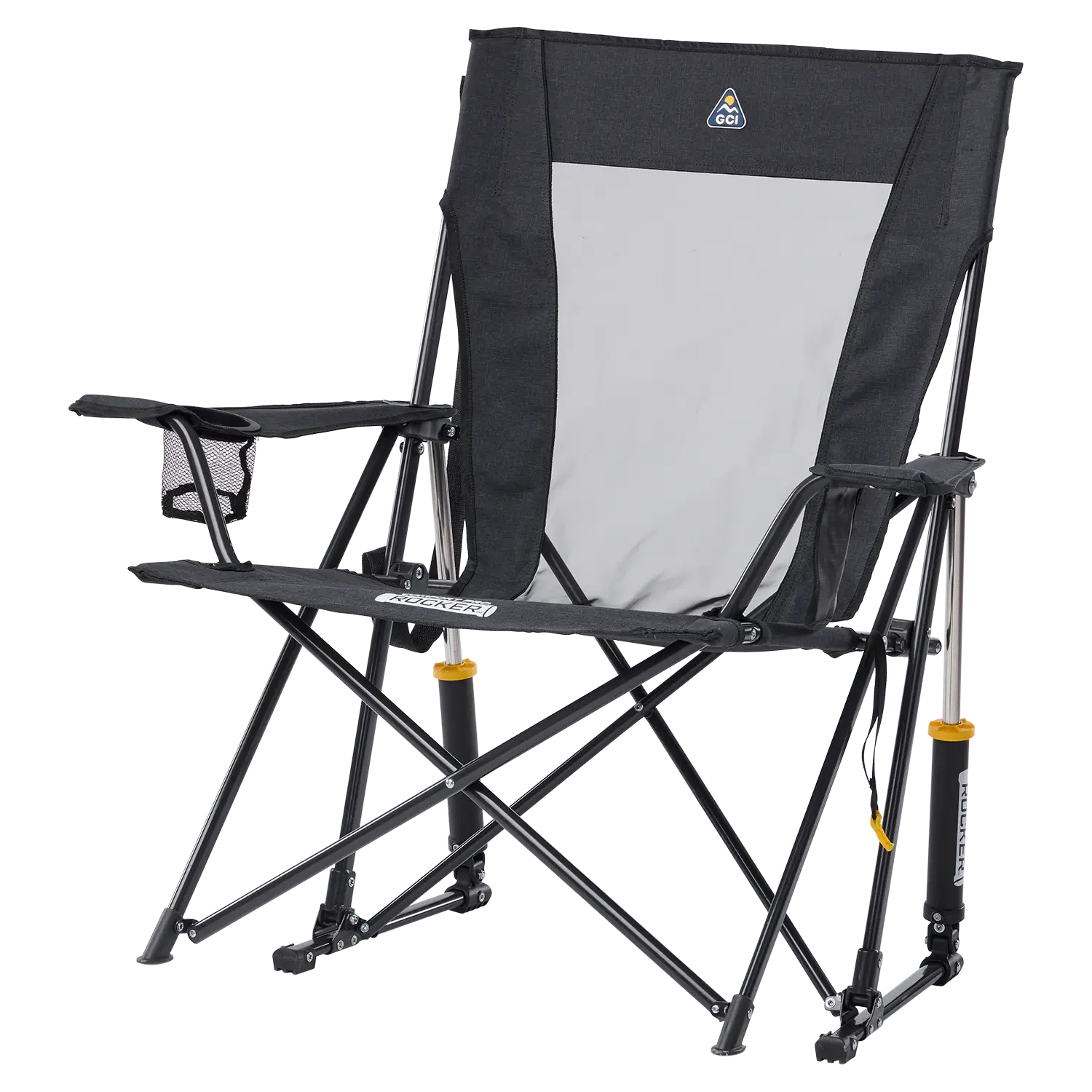 Heavy-Duty Freestyle Comfort Pro Rocker XL - Choice 107 - Patented Spring-Action Rocking Chair for Camping Detail