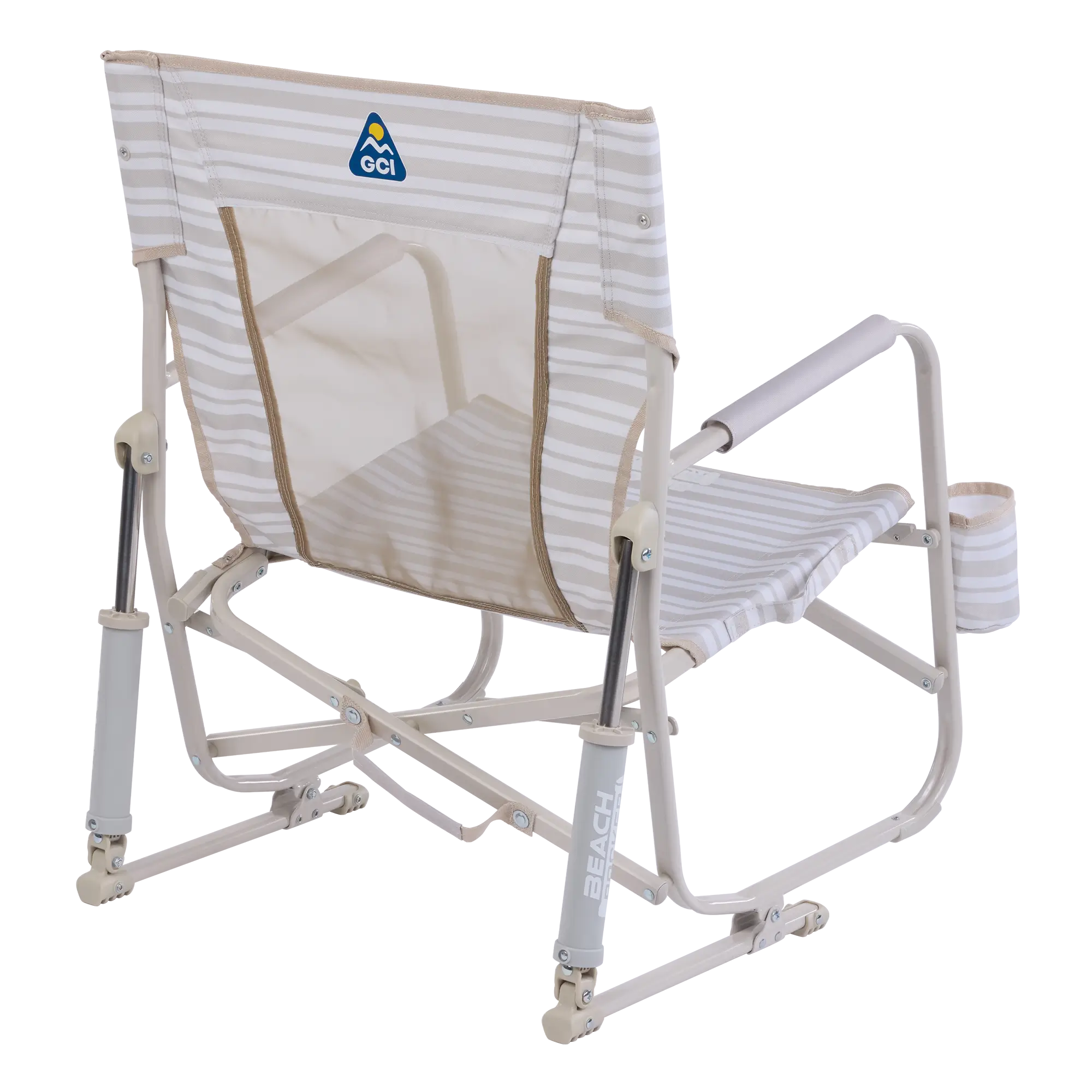 Smooth Motion Beach Rocker - Choice 712 - Freestyle Rocker Portable Outdoor Folding Chair Detail