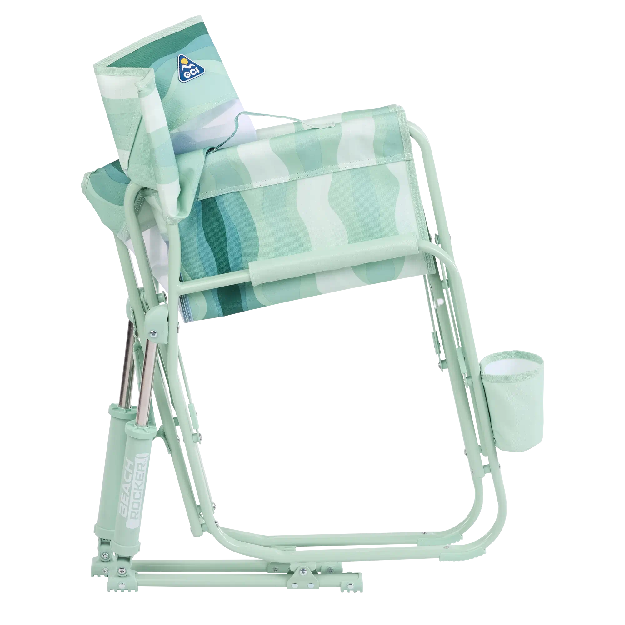 Smooth Motion Beach Rocker - Choice 712 - Freestyle Rocker Portable Outdoor Folding Chair Detail