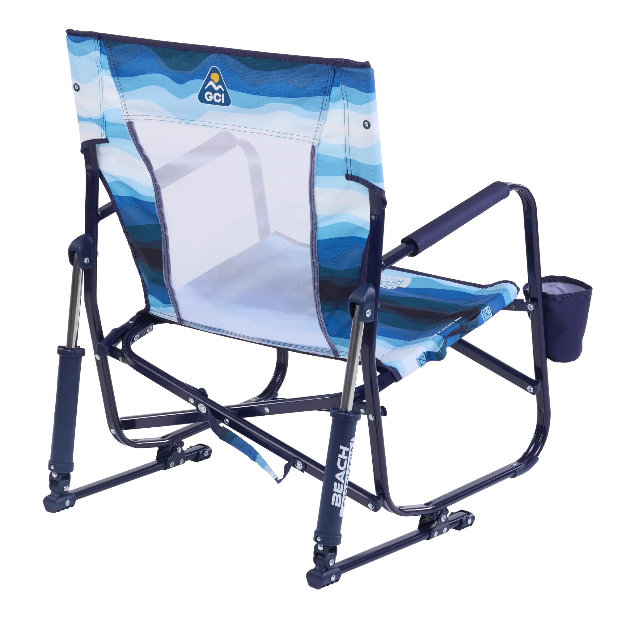 Smooth Motion Beach Rocker - Choice 712 - Freestyle Rocker Portable Outdoor Folding Chair Detail