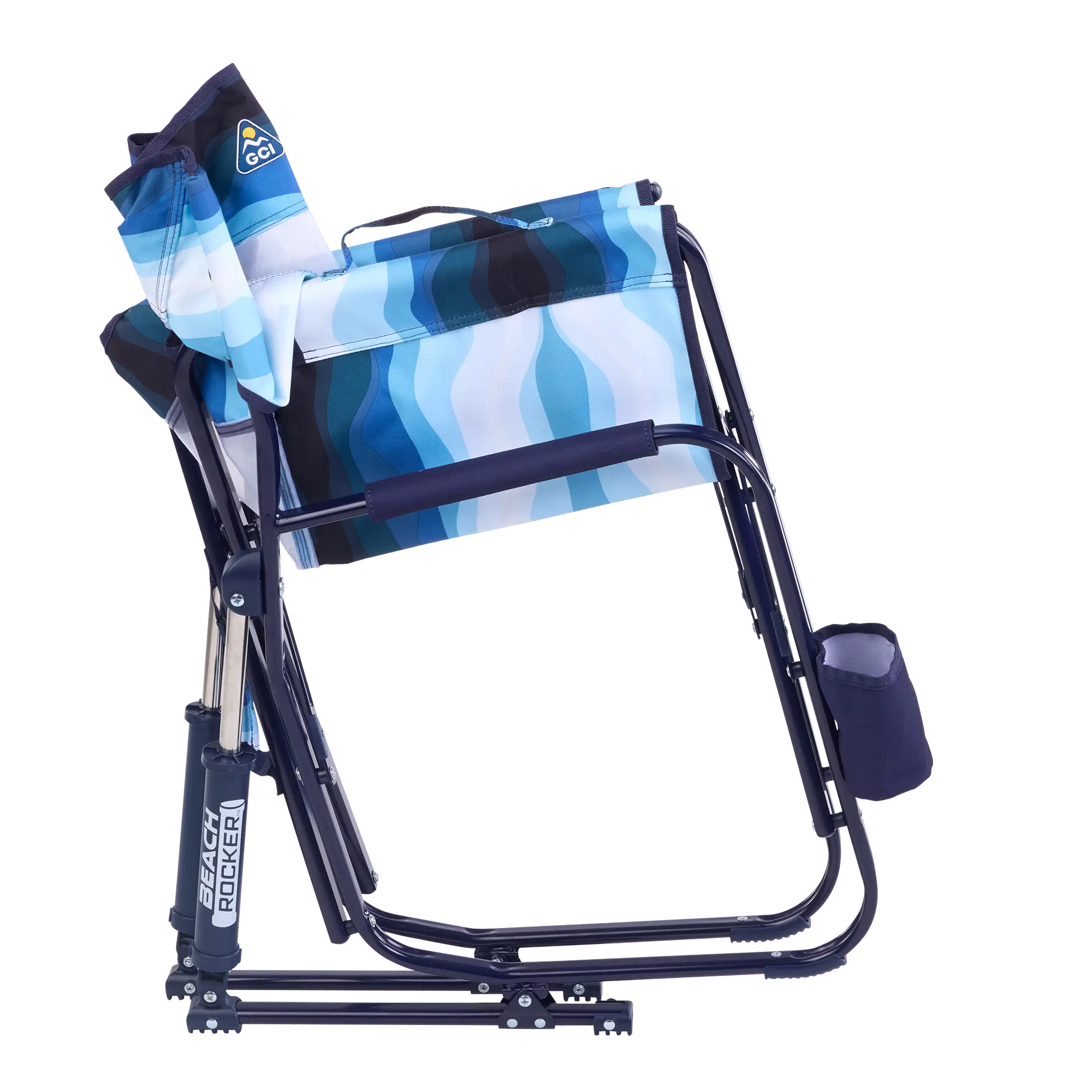 Smooth Motion Beach Rocker - Choice 712 - Freestyle Rocker Portable Outdoor Folding Chair Detail