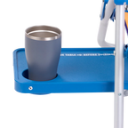 Rust-Resistant Aluminum Big Surf with Slide Table - Choice 334 - Multi-Position Outdoor Beach Chair with Pillow Detail