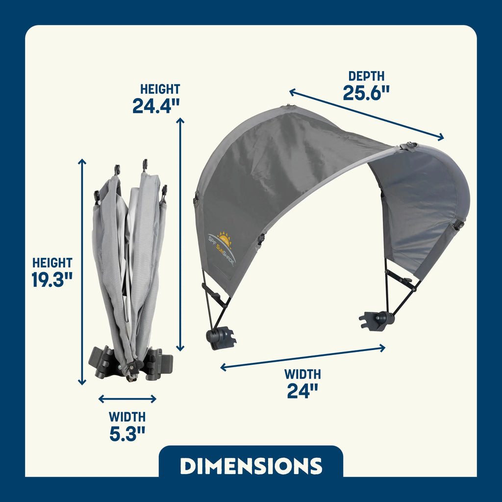 Portable Canopy SunShade Accessory - Choice 361 - SunShade Canopy for Beach & Camping Detail