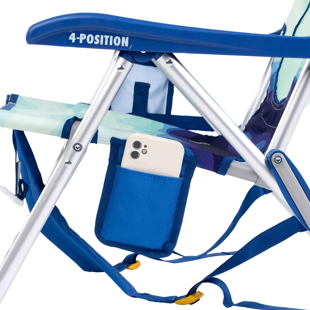 Backpack Travel Backpack Beach Chair - Choice 709 - Portable Heavy-Duty Low Boy Chair for Ocean Side Detail