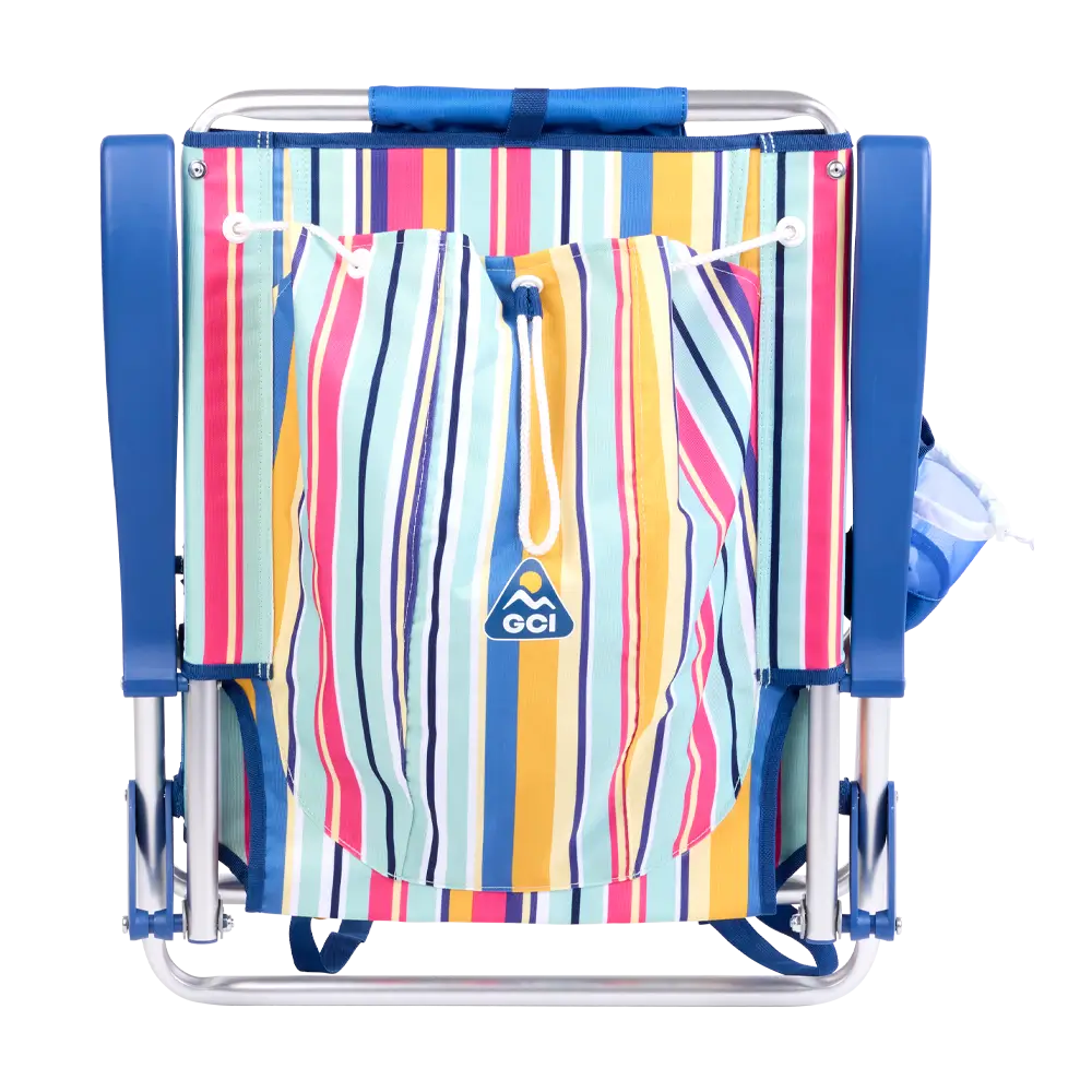 Backpack Travel Backpack Beach Chair - Choice 709 - Portable Heavy-Duty Low Boy Chair for Ocean Side Detail