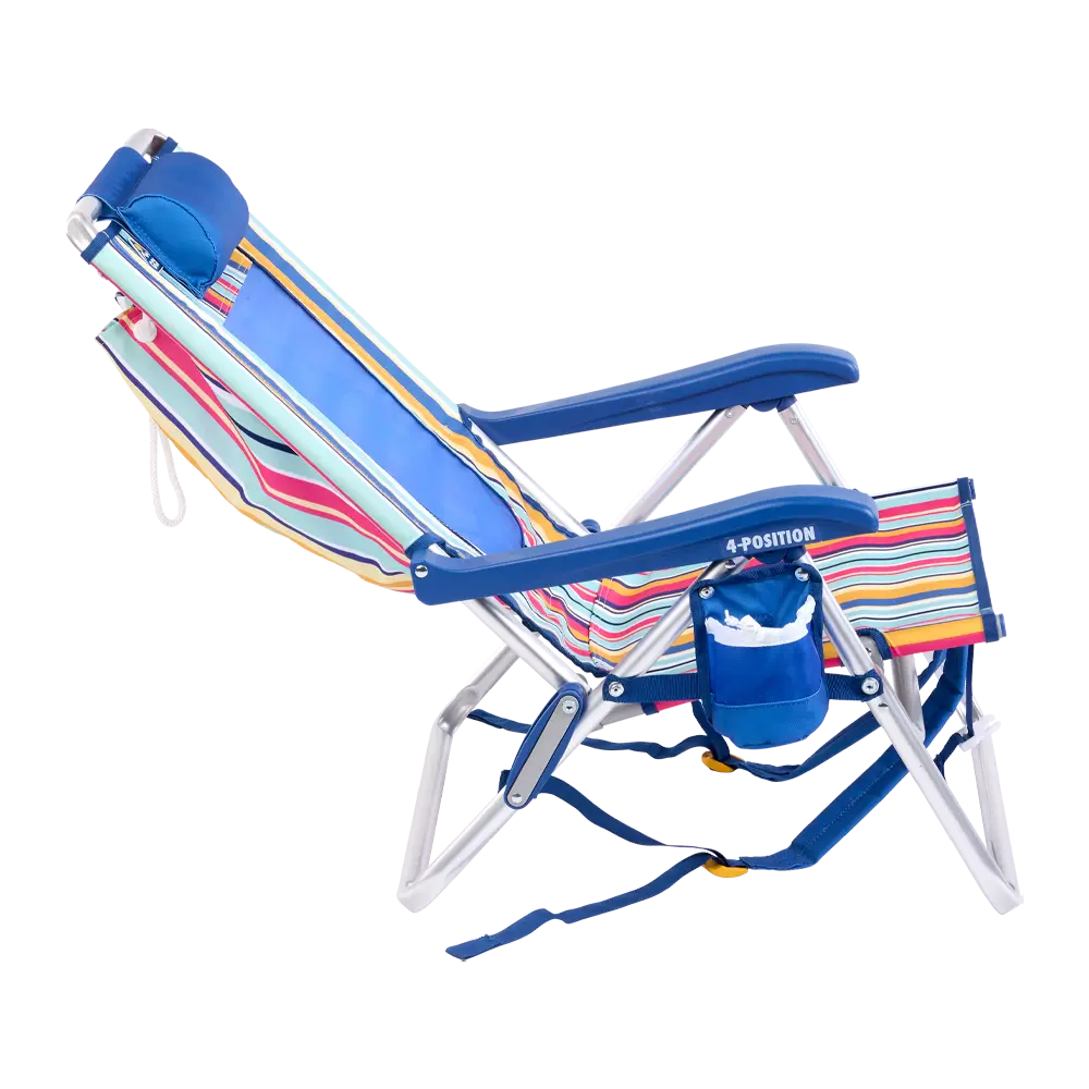 Backpack Travel Backpack Beach Chair - Choice 709 - Portable Heavy-Duty Low Boy Chair for Ocean Side Detail