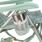 Backpack Travel Backpack Beach Chair - Choice 709 - Portable Heavy-Duty Low Boy Chair for Ocean Side Detail
