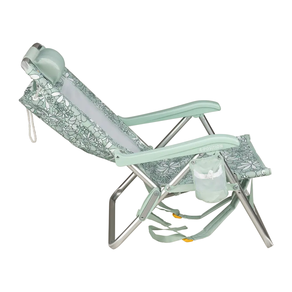 Backpack Travel Backpack Beach Chair - Choice 709 - Portable Heavy-Duty Low Boy Chair for Ocean Side Detail