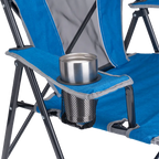 Micro-Folding Comfort Quad Chair - Choice 989 - Premium Slim-Fold Compact Chair with Messenger Bag Detail