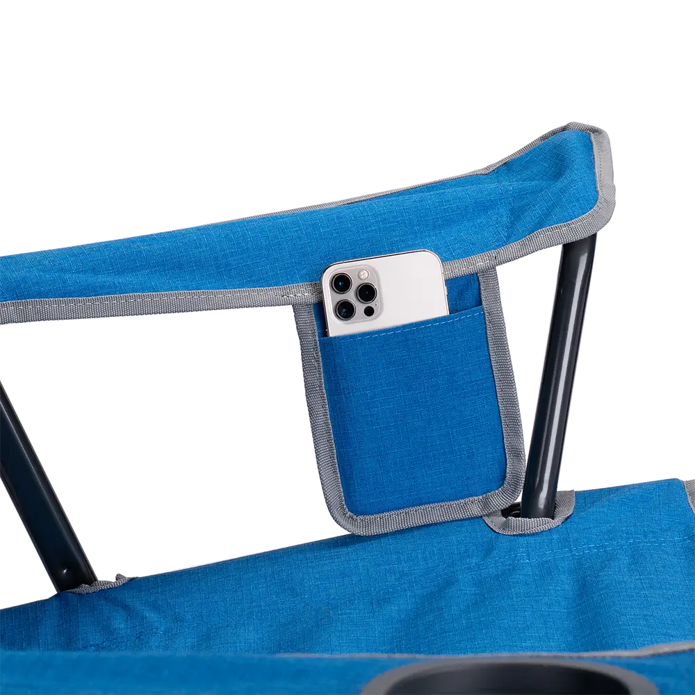 Micro-Folding Comfort Quad Chair - Choice 989 - Premium Slim-Fold Compact Chair with Messenger Bag Detail