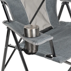 Micro-Folding Comfort Quad Chair - Choice 989 - Premium Slim-Fold Compact Chair with Messenger Bag Detail