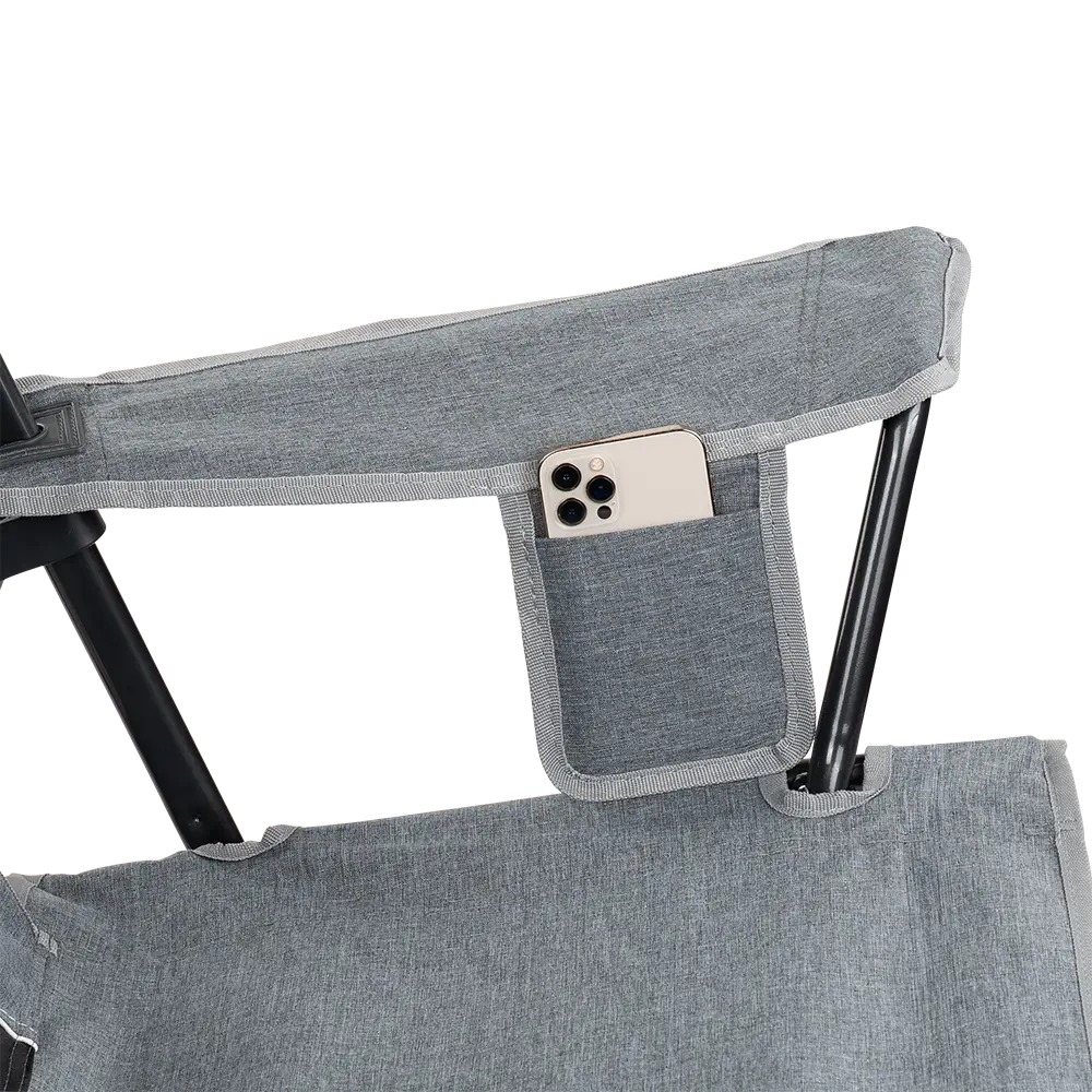 Micro-Folding Comfort Quad Chair - Choice 989 - Premium Slim-Fold Compact Chair with Messenger Bag Detail