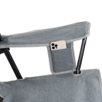 Micro-Folding Comfort Quad Chair - Choice 989 - Premium Slim-Fold Compact Chair with Messenger Bag Detail