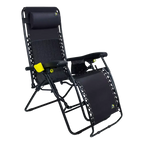 Backpack Travel Freeform Zero Gravity Lounger Bundle - Choice 507 - Low-Profile Reclining Beach Chair with Backpack Straps Detail