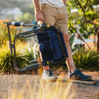 Premium All-Weather Adjustable Rocker - Choice 573 - Heavy-Duty Kickback Rocker with Beverage Holder Detail