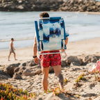 Backpack Travel Backpack Beach Chair - Choice 709 - Portable Heavy-Duty Low Boy Chair for Ocean Side Detail