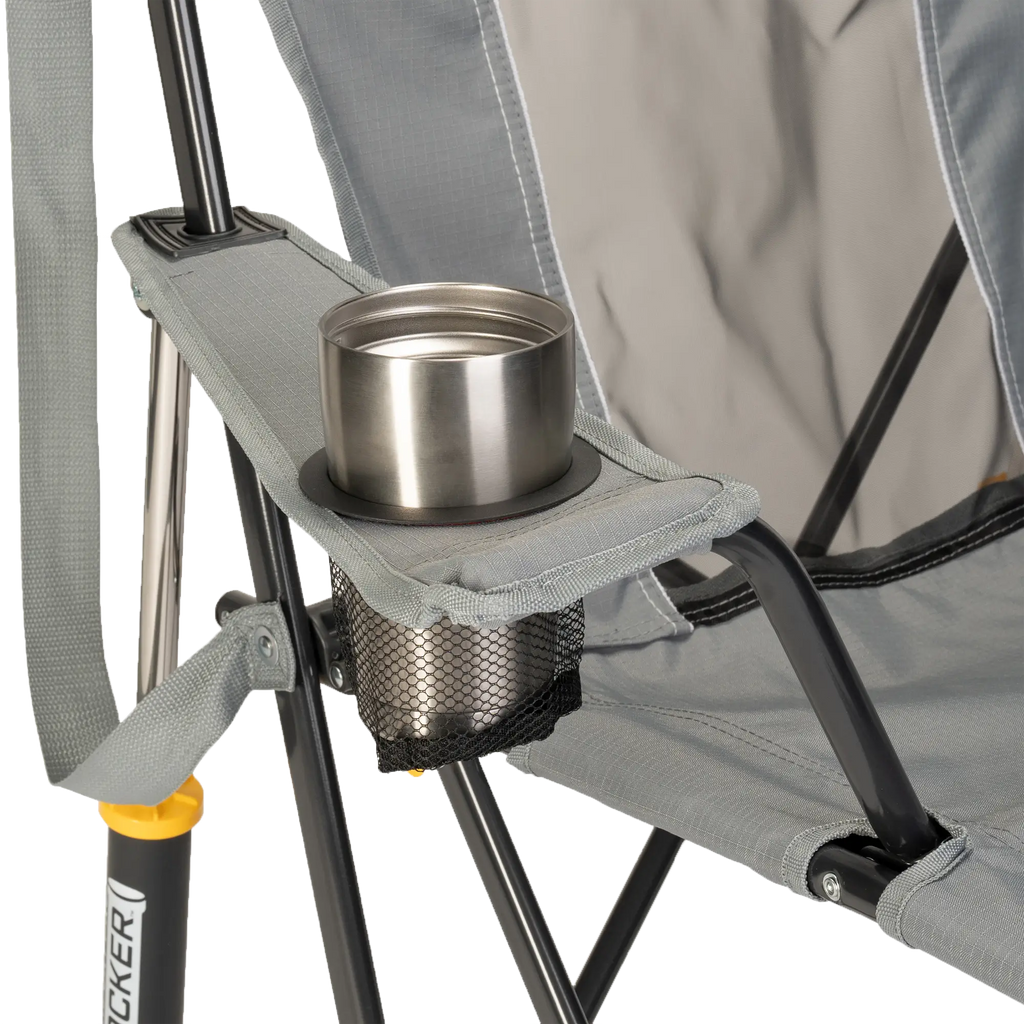 Patented Spring-Action Comfort Pro Rocker - Choice 375 - RoadTrip Rocker Smooth Motion Camp Chair Detail