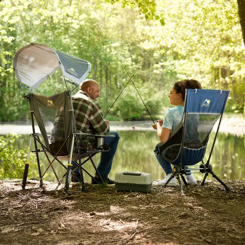 Heavy-Duty Freestyle ComPack Rocker - Choice 980 - RoadTrip Rocker Smooth Motion Camp Chair Detail
