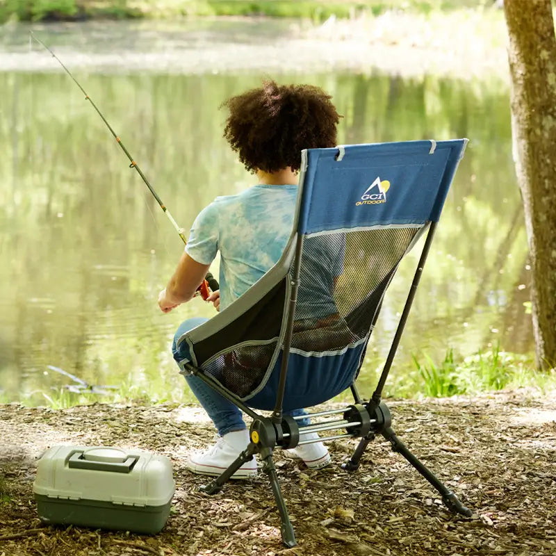 Heavy-Duty Freestyle ComPack Rocker - Choice 980 - RoadTrip Rocker Smooth Motion Camp Chair Detail