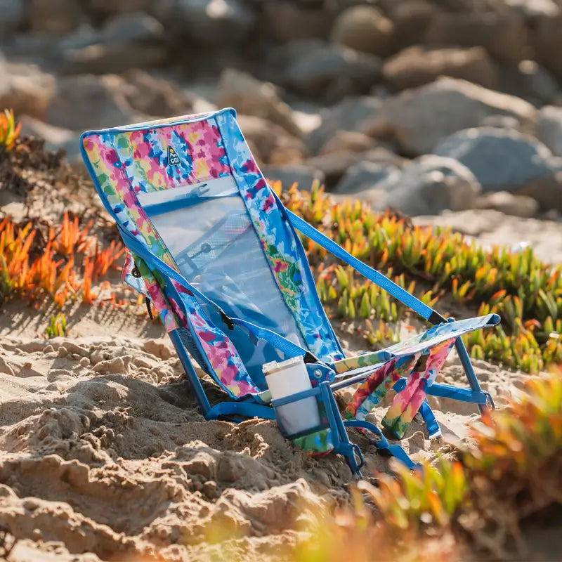 Backpack Travel Everywhere Chair 2 - Choice 656 - Multi-Position Outdoor Beach Chair with Pillow Detail
