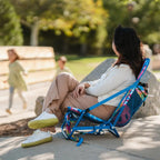 Backpack Travel Everywhere Chair 2 - Choice 656 - Multi-Position Outdoor Beach Chair with Pillow Detail