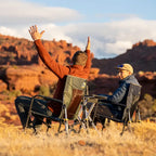 Patented Spring-Action FirePit Rocker - Choice 737 - RoadTrip Rocker Smooth Motion Camp Chair Detail