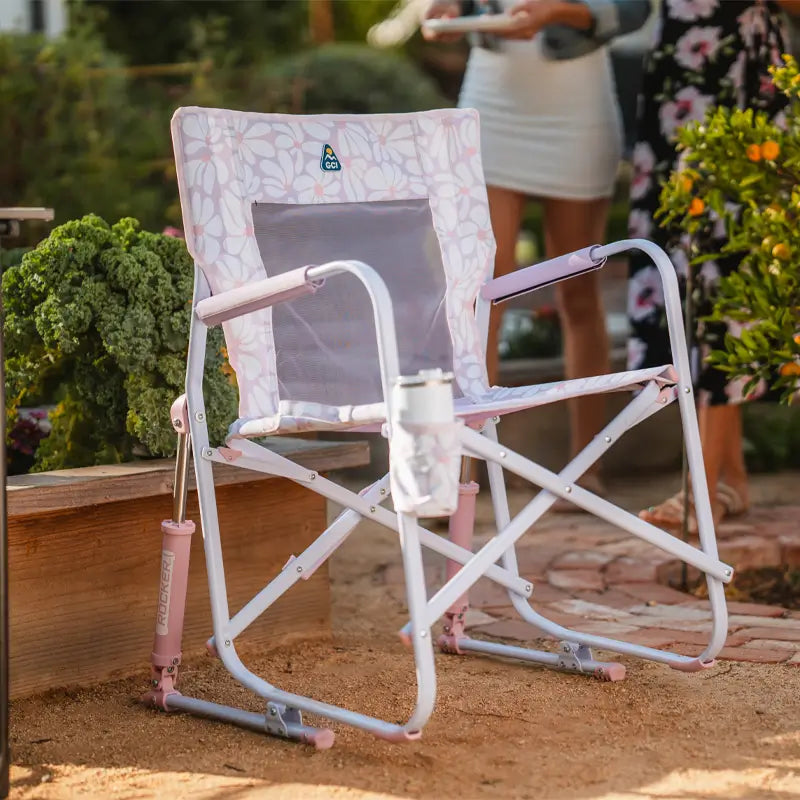 Heavy-Duty Freestyle Freestyle Rocker - Choice 711 - Heavy-Duty Kickback Rocker with Beverage Holder Detail