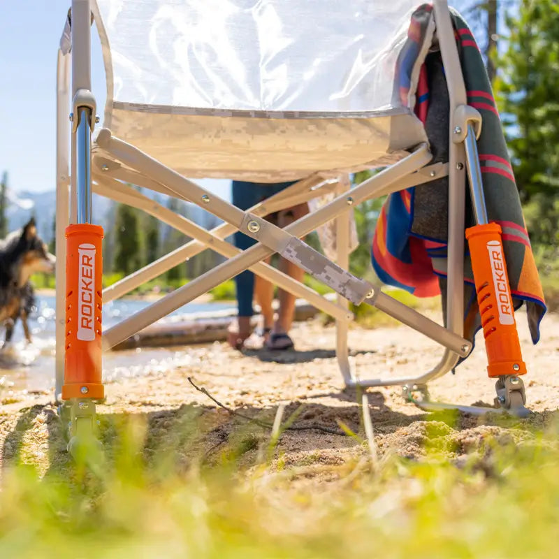 Patented Spring-Action Freestyle Rocker Elite - Choice 460 - RoadTrip Rocker Smooth Motion Camp Chair Detail