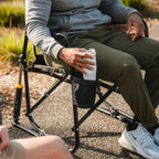 Patented Spring-Action Freestyle Rocker Elite - Choice 460 - RoadTrip Rocker Smooth Motion Camp Chair Detail